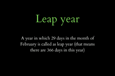 leap year program