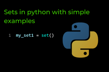 python sets