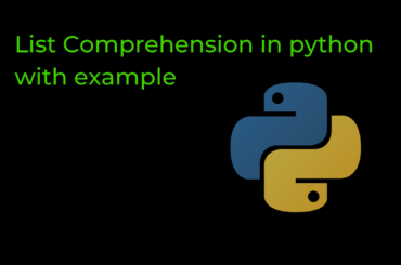 List Comprehension in python with example