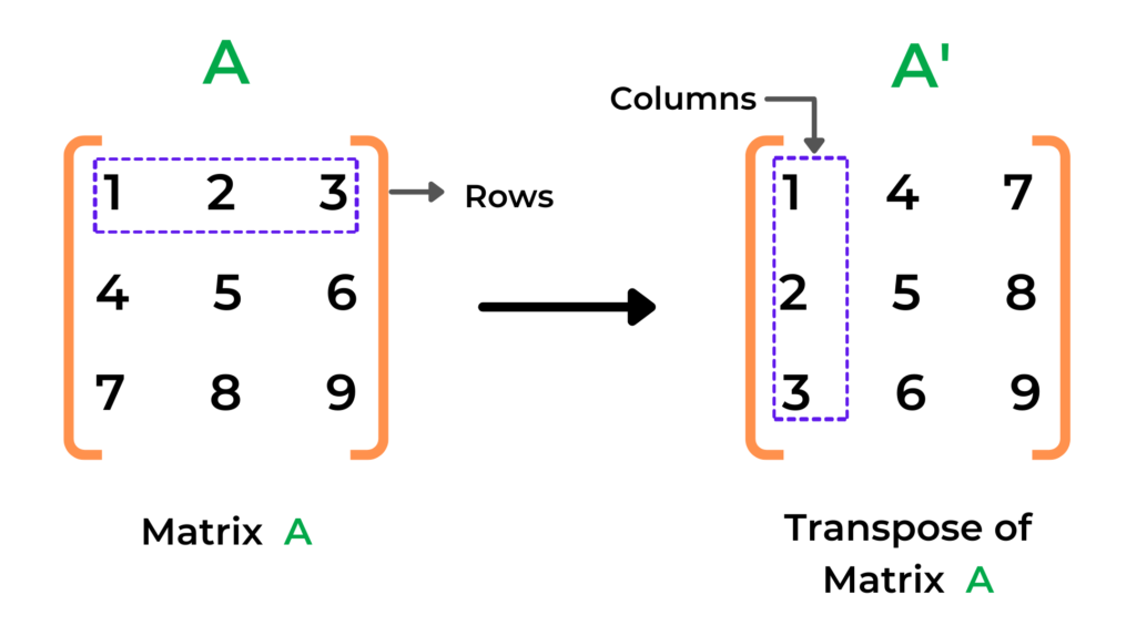 transpose-of-a-matrix-in-python-with-user-input-allinpython