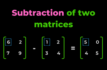 Subtraction of Two Matrix in python