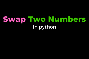 Swap Two Numbers