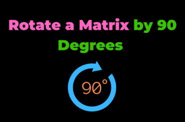 Rotate a matrix by 90 degrees in python