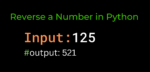 How to Reverse a Number in Python – allinpython.com