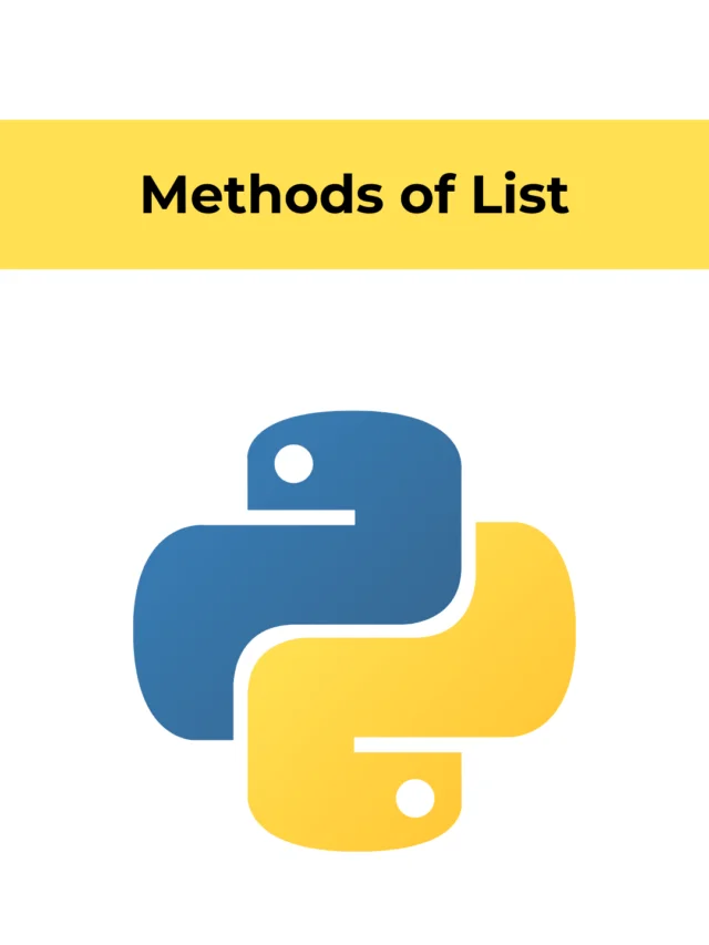 Methods of List in Python with Explanation and Example