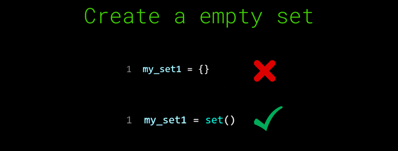Sets in python with simple examples – allinpython.com