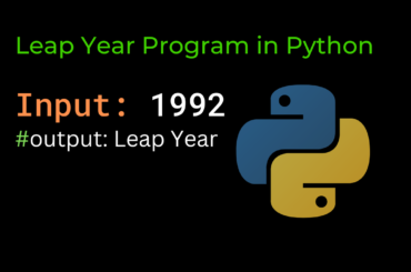 python program to check if a year is a leap year or not