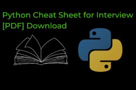 Python Cheat Sheet – allinpython.com