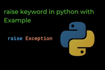 raise keyword in python with Example