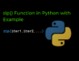 zip() Function in Python with Example