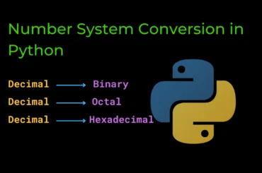 Number System Conversion in Python
