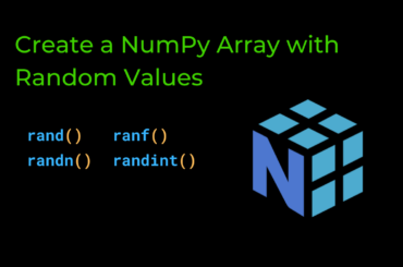 Create a NumPy Array with Random Values
