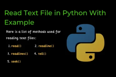 Read Text File in Python With Example