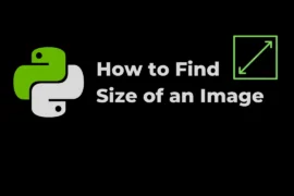 Find the Size (Resolution) of an Image Using Python